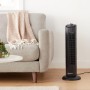Amazon Basics 28" Tower Fan with 3 Speeds and 60 Degree Oscillation UK Plug Black