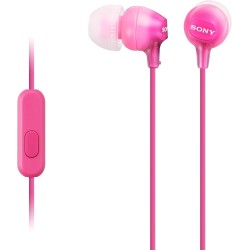 Sony MDR-EX15AP - Auriculares in-ear (con micrófono), negro