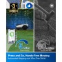 ECOVACS Goat O500 Panorama Robot cortacésped 500㎡, sin configuración, navegación Visual panorámica Mejorada con LiDAR, diseño