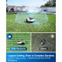 ECOVACS Goat O500 Panorama Robot cortacésped 500㎡, sin configuración, navegación Visual panorámica Mejorada con LiDAR, diseño