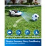 ECOVACS Goat O500 Panorama Robot cortacésped 500㎡, sin configuración, navegación Visual panorámica Mejorada con LiDAR, diseño