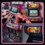 Numskull quarter arcades Teenage Mutant Ninja Turtles Collector's Edition Mini Arcade - 1/4 Scale Real Wood Replica, Original