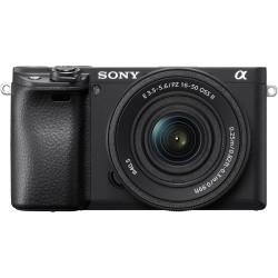 Sony Alpha 6400 cámara mirrorless (APS-C) con objetivo 16-50mm f/3.5-5.6, 24.2MP, grabación en 4K, enfoque automático 0.02s y