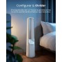 Pro Breeze OmniAir Bladeless Tower Fan 105 cm with Air Purifier, 75° Oscillation, Ultra Quiet, Remote Control, HEPA Filter, LED