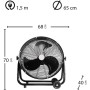 Bilake Industrial Floor Fan 180W | Silent Floor Fan | Large Industrial Fan Ø65 cm