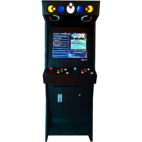 SAN-J Arcade Large Wooden Recreation Machine, Black, 3000 Classic Video Games, 22-Inch Screen, for 2 Players