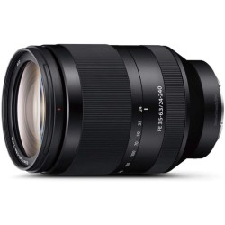 Sony FE Zoom 24-240 mm f/3.5-6.3 OSS - Full-Frame, Gran Angular, Teleobjetivo (SEL24240), Negro
