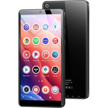 128GB Reproductor MP3 con WiFi Bluetooth y Cámara, Oilsky Android 13.0 Spotify MP3 de Música con Altavoz, 5,5'' 1080P MP4 Player