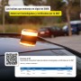 PMK Grupo | Baliza V16 Homologada DGT 2026 Geolocalización GPS | Luz Emergencia LED 360º 1 km | Conectada con DGT 3.0 en 100