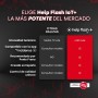 help flash IoT + Luz de Emergencia V16 con Geolocalización Pack 2 uds, Exigible en 2026, Conectada con DGT 3.0, Señal V-16,