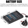 Uwayor Batería de repuesto WUP-001 para Wii U Gamepad, 6600 mAh, 3,7 V, alta capacidad, con destornillador