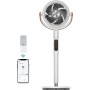 Dreo Smart Quiet Standing Fan 25dB, 30M Wind, Turbo Circulator Fans with Control, 6 Modes, 8 Speeds, Air Volume 1650m³/h,