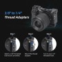 Nitze A6700 Cage, Jaula para Sony Alpha 6700 Cámara con Abrazadera para Cold Shoe Incorporado, NATO Rail y Placa de Liberación
