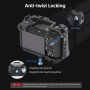 Nitze A6700 Cage, Jaula para Sony Alpha 6700 Cámara con Abrazadera para Cold Shoe Incorporado, NATO Rail y Placa de Liberación