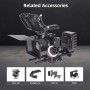 Nitze A6700 Cage, Jaula para Sony Alpha 6700 Cámara con Abrazadera para Cold Shoe Incorporado, NATO Rail y Placa de Liberación