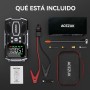 ACEZUK Arrancador de Coches 4500A, 12V Arrancador de Baterias de Coches (para 5.5L Disésel o 7.0L Gas), Jump Starter con 2.5