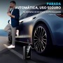 Ipflin Compresor Aire Portatil - Inflador Ruedas Coche Inflador Electrico, 150PSI con Linterna y Batería Recargable - para