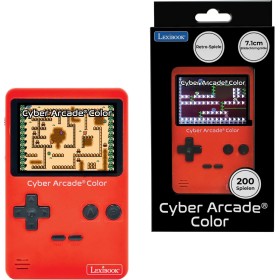 Lexibook, Cyber Arcade® Color, Portable Retro Game Console, 200 Action Games, Sport, Racing, Logic and Much More, 2.8" Color LCD