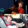 Joyblossom Parasol de Coche para Ventana Lateral Trasera, para Niños y Mascotas, Sombrilla Universal con protección UV,