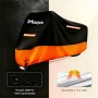 Maizjok Funda Moto Impermeable, Cubierta Moto Exterior Interior 210D Poliéster Capa Protector Lluvia y UV para Cubre Scooter