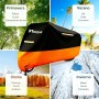 Maizjok Funda Moto Impermeable, Cubierta Moto Exterior Interior 210D Poliéster Capa Protector Lluvia y UV para Cubre Scooter