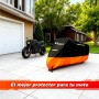 Maizjok Funda Moto Impermeable, Cubierta Moto Exterior Interior 210D Poliéster Capa Protector Lluvia y UV para Cubre Scooter