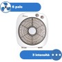 ARDES Portable Cooling Floor or Table Fan with 6 Blades and 3 Levels of Intensity and Rotation 360 Degrees Floor Fan Box Floor