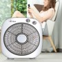 ARDES Portable Cooling Floor or Table Fan with 6 Blades and 3 Levels of Intensity and Rotation 360 Degrees Floor Fan Box Floor