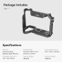 SMALLRIG A7 IV/A7 S III/A1 / A7R V Cage, Jaula para Sony Alpha 7 IV/Alpha 7 S III/Alpha 1/A7R V - 3667B