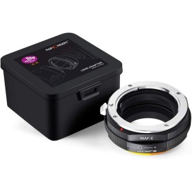 K&F Concept - Adaptador Lentes, A-E, Adaptador para Montaje de Objetivos Sony Mount A/KONICA/Minolta AF a Cámara Sony Montura