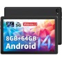 HotLight Tablet 10 Pulgadas Tablet Android 14 8GB RAM+64GB ROM(1TB TF), 1280 * 800 FHD IPS, Cámara 8MP+5MP, Batería 5000mAh, GMS