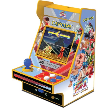 My Arcade Super Street Fighter II Nano Player Arcade retro portátil (2 juegos en 1)