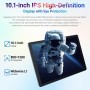 Laptok Android 14 Tablet 10 Pulgadas, 14GB +128GB+1TB, WiFi6/BT5.2/5000mAh, 8+5MP/1280 * 800/Widevine L1, Tablet PC con Stylus,