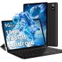 DMOAO Tablet 10 Pulgadas Android 14 con 5G Wi-Fi 6, FHD Tablet con 18 GB RAM + 128 GB ROM (Ampliable a 1TB), Widevine L1, 8