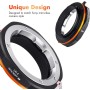K&F Concept - Adaptador Lentes, A-E, Adaptador para Montaje de Objetivos Sony Mount A/KONICA/Minolta AF a Cámara Sony Montura