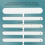 Flexo LED de Escritorio Antifatiga Ocular – Lámpara con 3 Modos de Luz y 8 Niveles de Brillo Regulable, Plegable con Cuello de