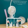 Flexo LED de Escritorio Antifatiga Ocular – Lámpara con 3 Modos de Luz y 8 Niveles de Brillo Regulable, Plegable con Cuello de