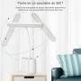 Flexo LED de Escritorio Antifatiga Ocular – Lámpara con 3 Modos de Luz y 8 Niveles de Brillo Regulable, Plegable con Cuello de