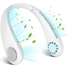 Neck Fan, USB Rechargeable Portable Fans/2600Mah/3 Speed/Mute 360° Air Flow Cooling, for Women, Men, Kids, Home Office, Travel,