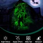 Proyector Halloween Decoracion Exterior Casa - 3D Dinámica Roja Calavera LED Lámpara Impermeable, Decoración Halloween Luces