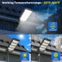 PEAKRO Farolas Solares Exterior, 600W Potente Focos LED Solar con Mando a Distancia, Sensor de Movimiento, IP66 Impermeable