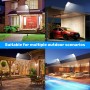 PEAKRO Farolas Solares Exterior, 600W Potente Focos LED Solar con Mando a Distancia, Sensor de Movimiento, IP66 Impermeable