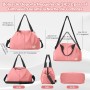 Vllcsla Bolsa Deporte Mujer Pequeña, Bolsos Deportivo con Bolsillo Humedo, Bolso Gimnasio, Bolsa de Viaje Resistente al Agua,