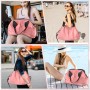 Vllcsla Bolsa Deporte Mujer Pequeña, Bolsos Deportivo con Bolsillo Humedo, Bolso Gimnasio, Bolsa de Viaje Resistente al Agua,