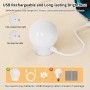 Bombilla LED Recargable E14 con Mando a Distancia, Regulable, Magnética, con Batería, 3 Temperaturas de Color + 9 Colores RGB,