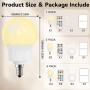 Bombilla LED Recargable E14 con Mando a Distancia, Regulable, Magnética, con Batería, 3 Temperaturas de Color + 9 Colores RGB,