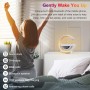 BatdTech Lámpara de carga inalámbrica, 15W despertador luz nocturna RGB multifuncional, estación de carga inalámbrica, altavoz