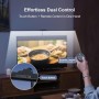 YICAIZI Lampara de Escritorio de LED 24W con Control Remoto - 1500LM 80CM Flexo LED Escritorio con Pinza Luz Leer Puerto de