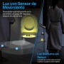 PZSUNLY Luz LED para Inodoro con Sensor de Movimiento de 8 colores, IP65 Impermeable y Recargable, Luz para Inodoro en el