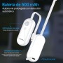 PZSUNLY Luz LED para Inodoro con Sensor de Movimiento de 8 colores, IP65 Impermeable y Recargable, Luz para Inodoro en el